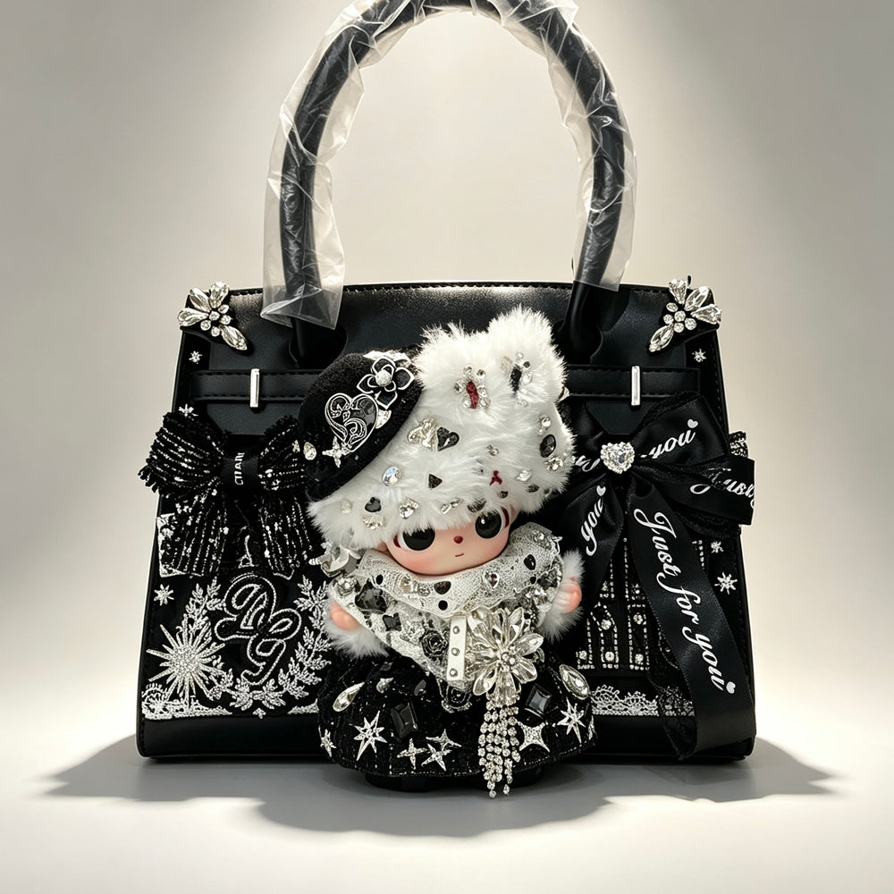 Luxury Gothic Handmade Doll Satchel Bag