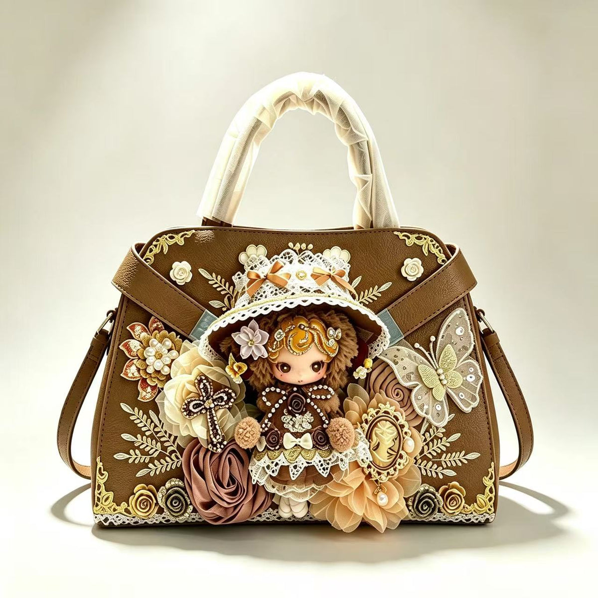Vintage Victorian‑Style Doll Handbag Main image