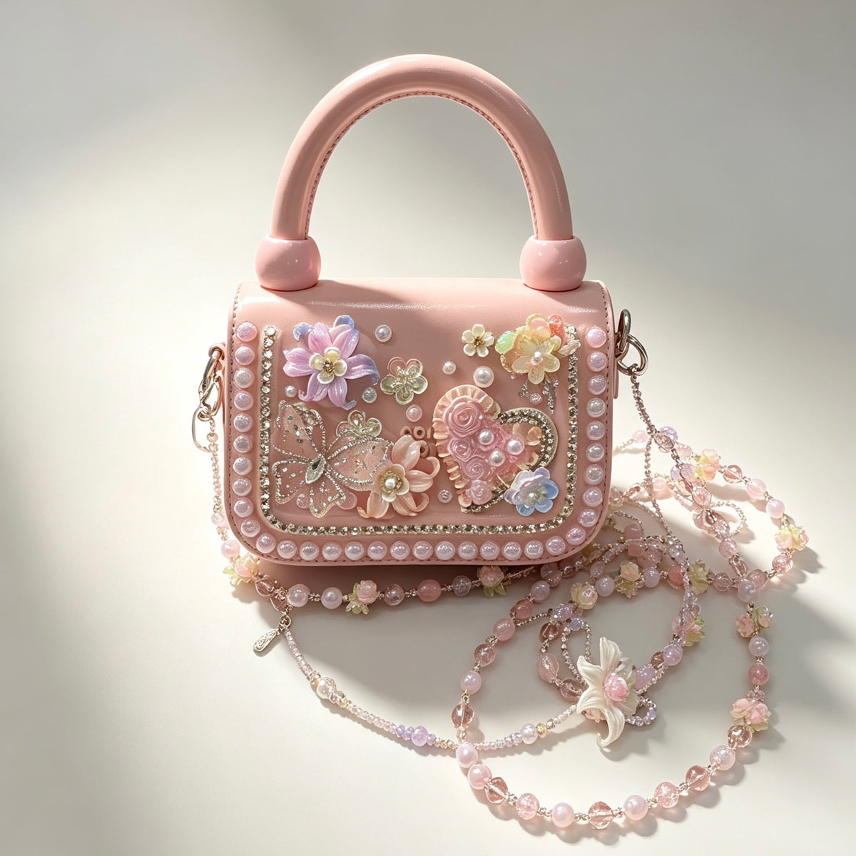 Sweet Pink Mini Box Handbag Main image