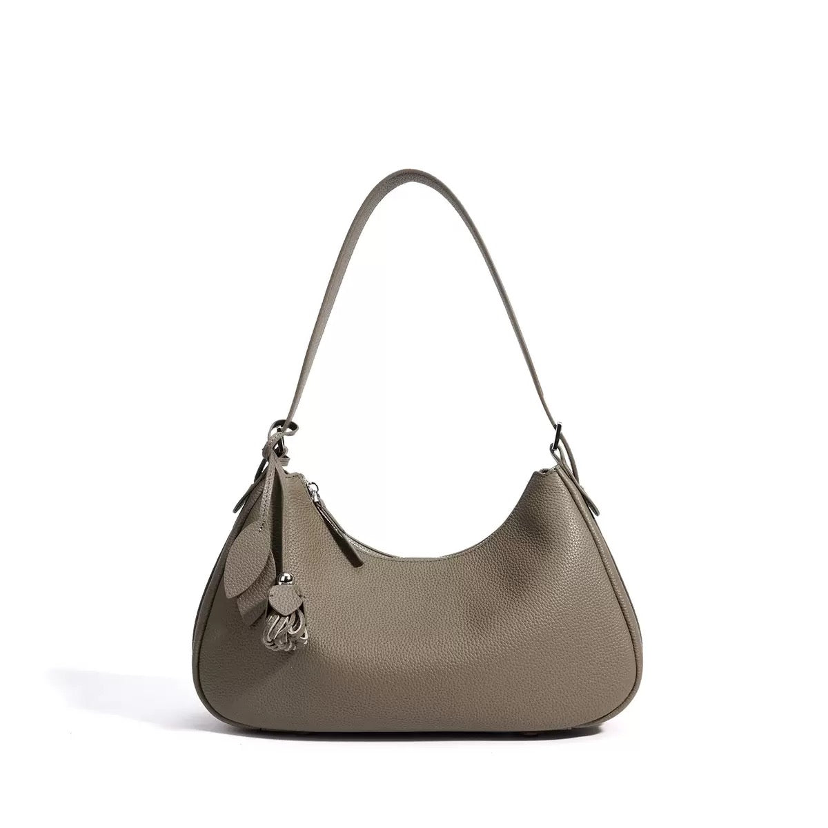 Pebbled Leather Hobo Shoulder Bag Main image