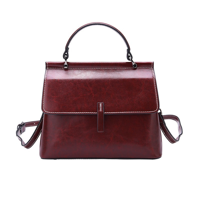 Elegant Leather Tote for Women – Chic Top Handle & Shoulder Bag Main image