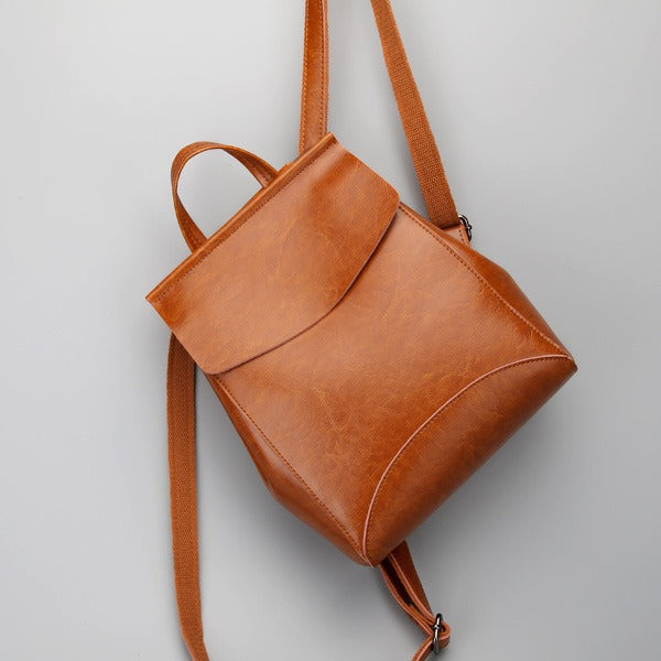 Trendy Leather Backpack for Women – Stylish and Practical Everyday Bag
