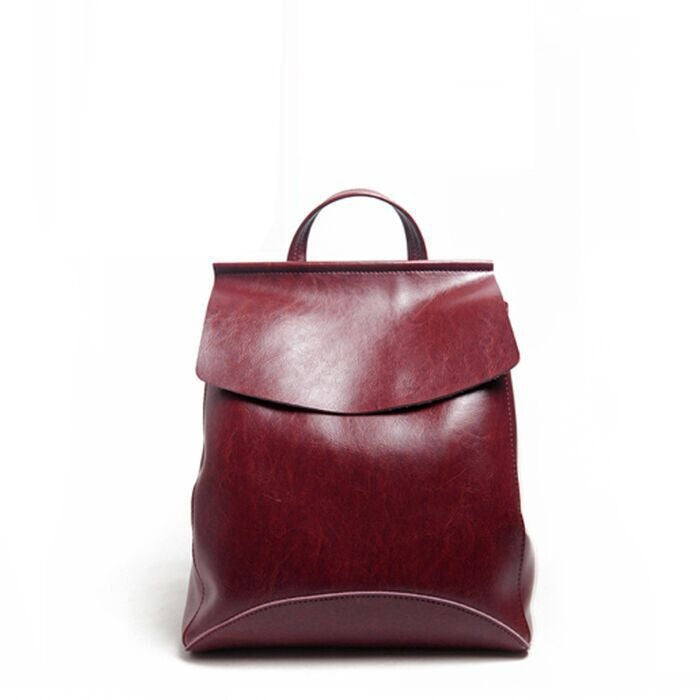Trendy Leather Backpack for Women – Stylish and Practical Everyday Bag Secondary image